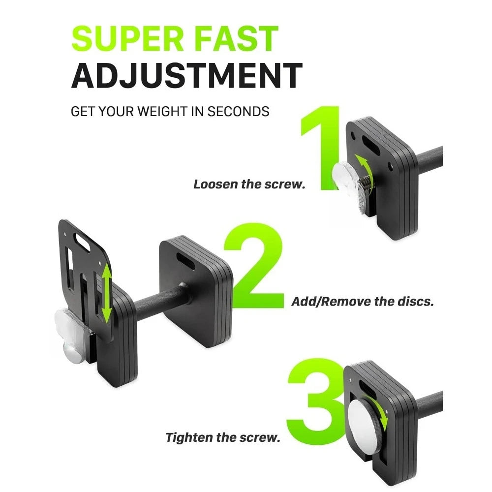 Adjustable Dumbbell Set, 10-50/80lb, 5lb Increments, Quick-Lock Square Weight Dumbbells for Home Gym Fitness, Customized