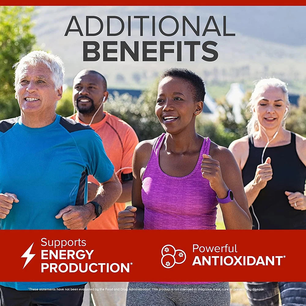 Ultra CoQ10 100mg Softgels, 3x Better Absorption, Antioxidant for Heart Health & Energy, Coenzyme Q10 Vitamins and Supplements