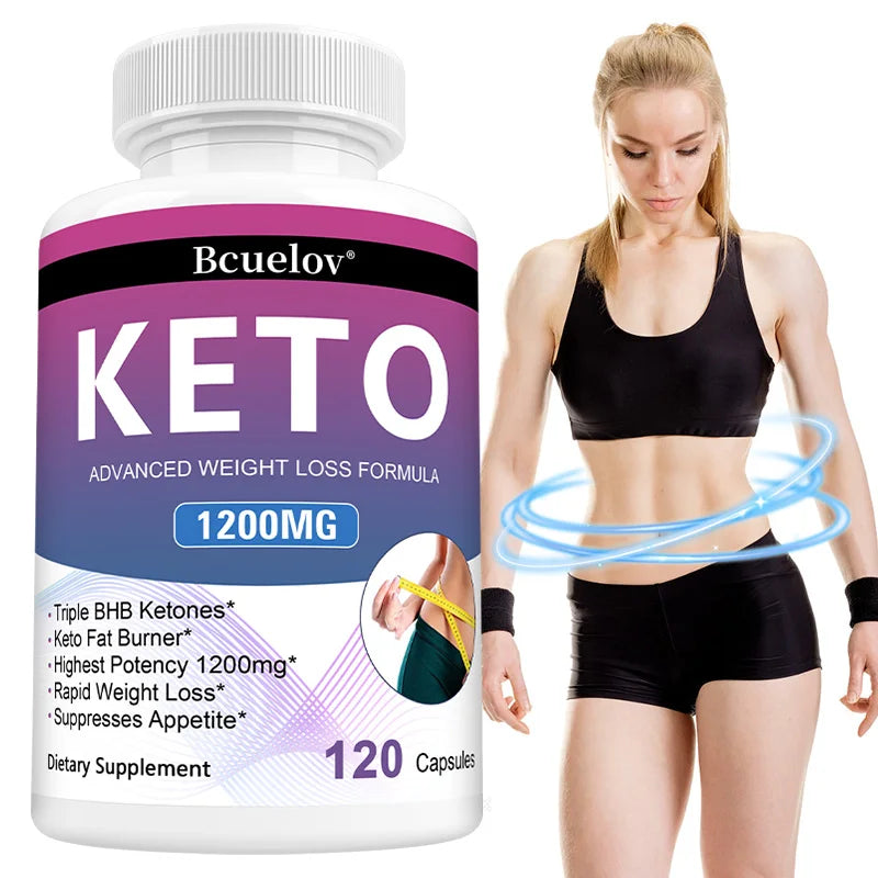 Keto Supplement, 120 Capsules, Supports Keto Diet, for Men and Women, Weight Management, Energy Support, Appetite Control