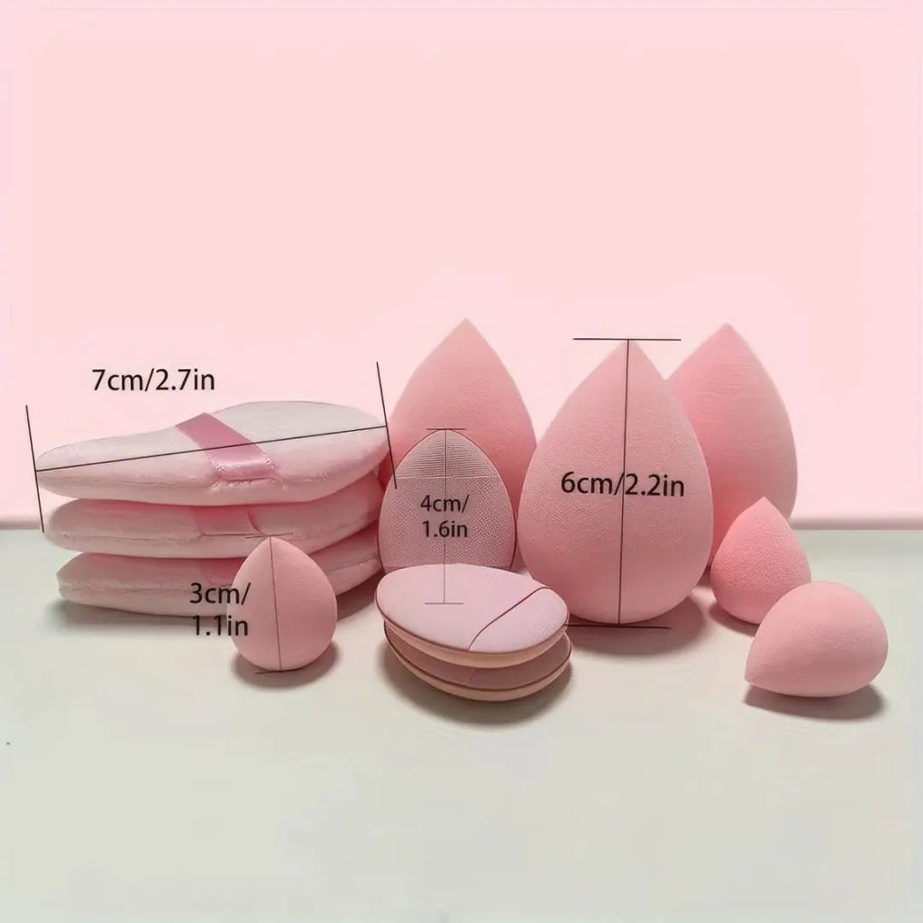 12pcs Makeup Sponge Egg Beauty Sponge Soft Makeup Powder Puff Foundation Sponge Powder Puff Women Makeup Accessories Beauty Tool