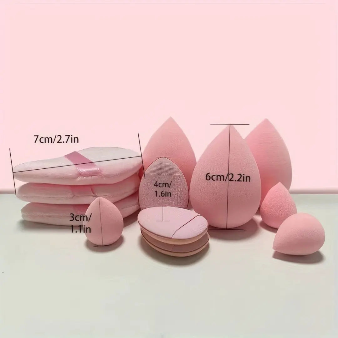 12pcs Makeup Sponge Egg Beauty Sponge Soft Makeup Powder Puff Foundation Sponge Powder Puff Women Makeup Accessories Beauty Tool