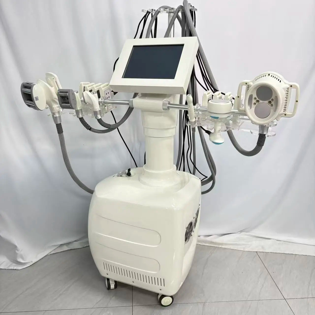 V10 Multifunctional VELABODY Shape Body Slimming Cavitation Cellulite Fat Removal Vacuum Roller Eye Care Weight Loss Machine