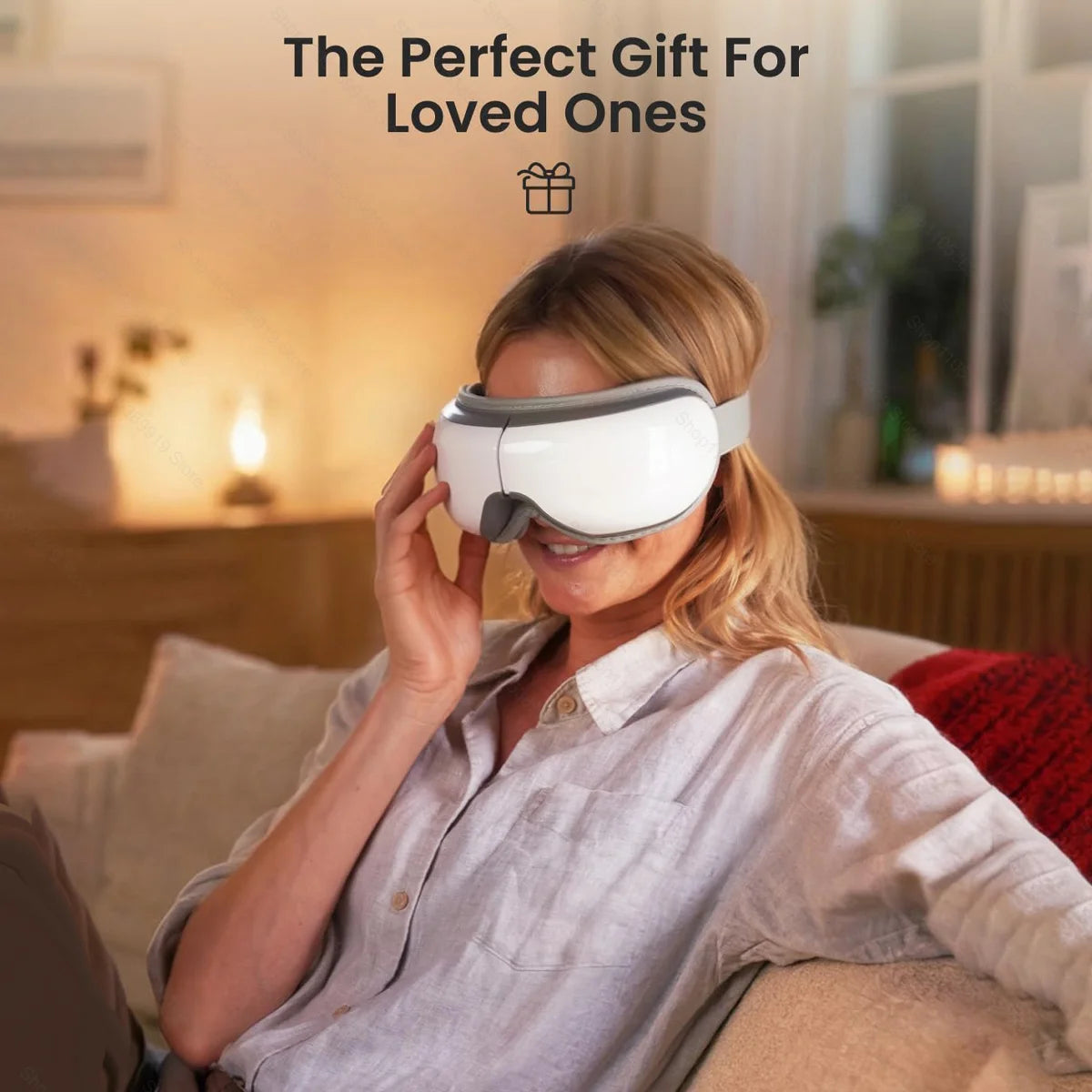 Heated Smart Vibration Eye Massager Airbag Compress Eye Care Instrument Bluetooth Music Eye Massage Sleepping Mask Relax Fatigue