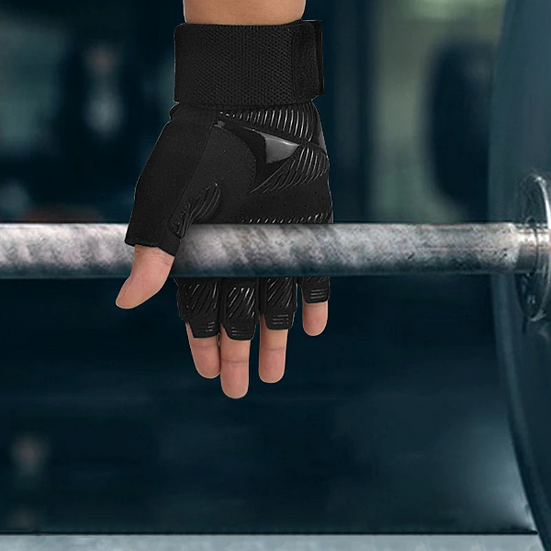Fitness Gloves Dumbbell Bodybuilding Crossfit Pull Ups Powerlifting Training Gym Gloves For Man Home Gym