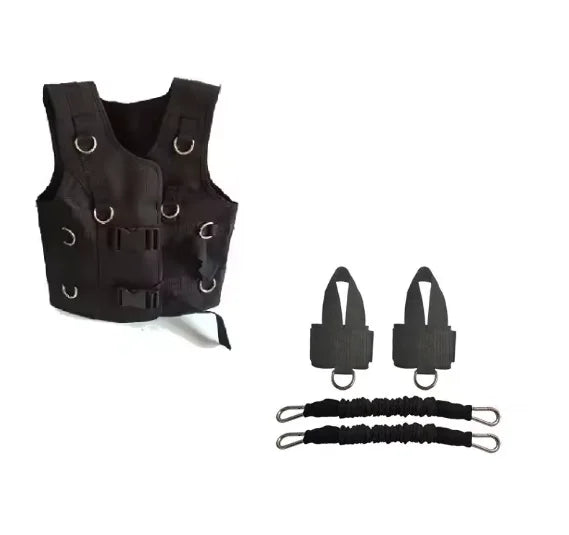 Training Vest for Fitness, Running, Kicks, Soccer, Speed Harness, Resistance Bands, Training Vest