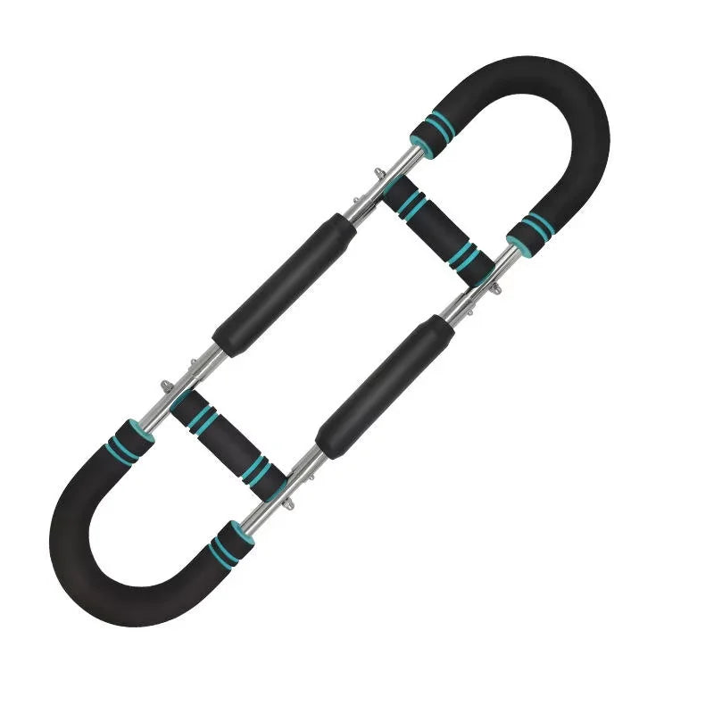 Adjustable Spring Twister Arm Exerciser Resistance Bar 20-50kg for Arm Chest Home Workout Fitness Equipment