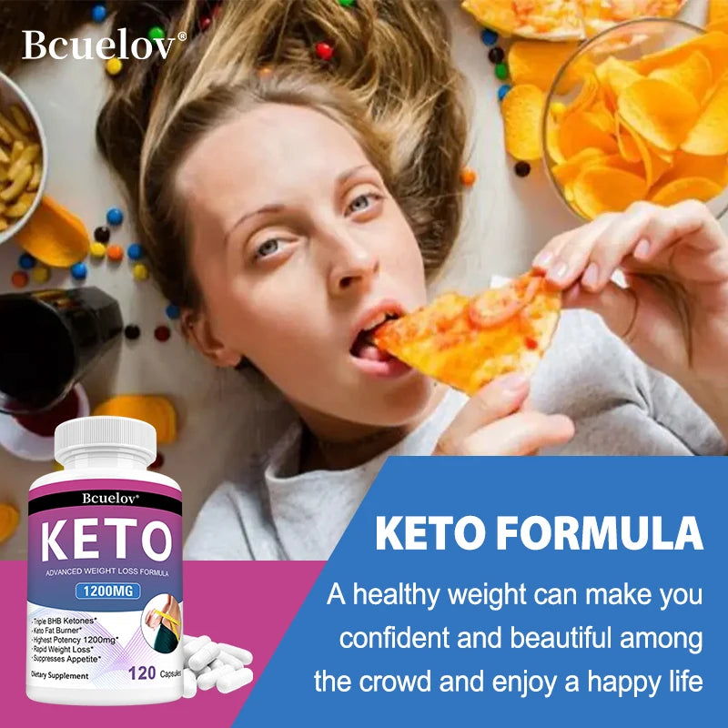 Keto Supplement, 120 Capsules, Supports Keto Diet, for Men and Women, Weight Management, Energy Support, Appetite Control