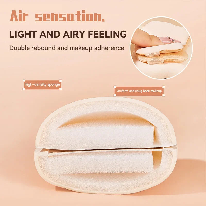 Soft Marshmallow Air Cushion Sponge Powder Puff Dry Wet Dual Use For Liquid Foundation Base Daily Cosmetic Makeup Tool