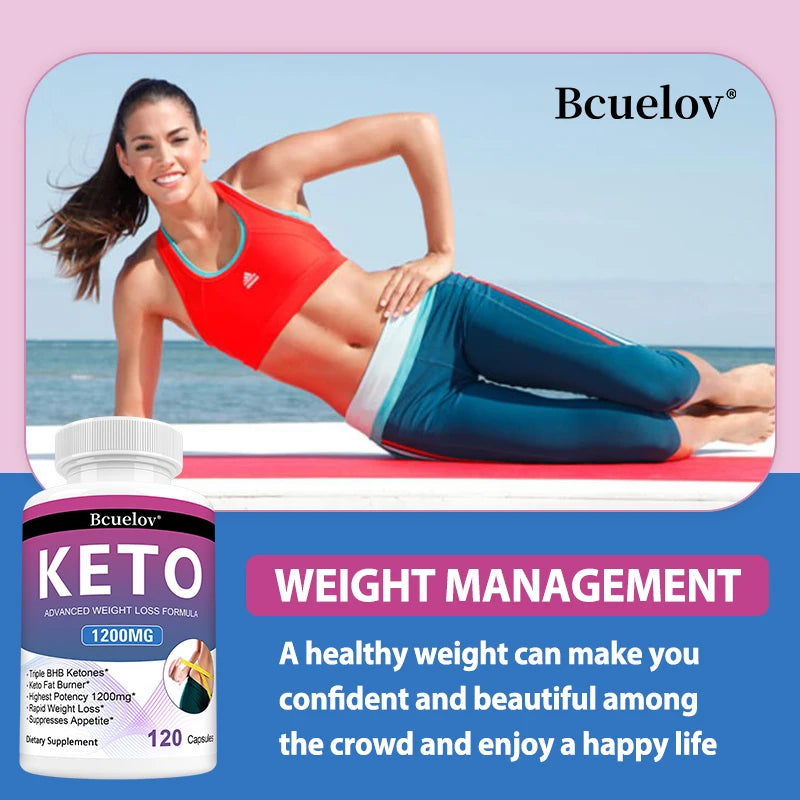 Advanced Keto Capsules, Weight Management, Metabolism Boost, Appetite Control, Energy Support, Digestive Health Supplement