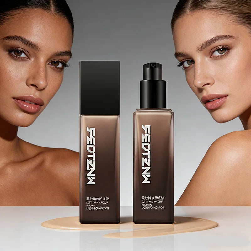 Feotznw Foundation Cream Long-lasting Makeup - 12H Natural Base Skin-toned Fit Natural-looking Lightweight Buildable Coverage