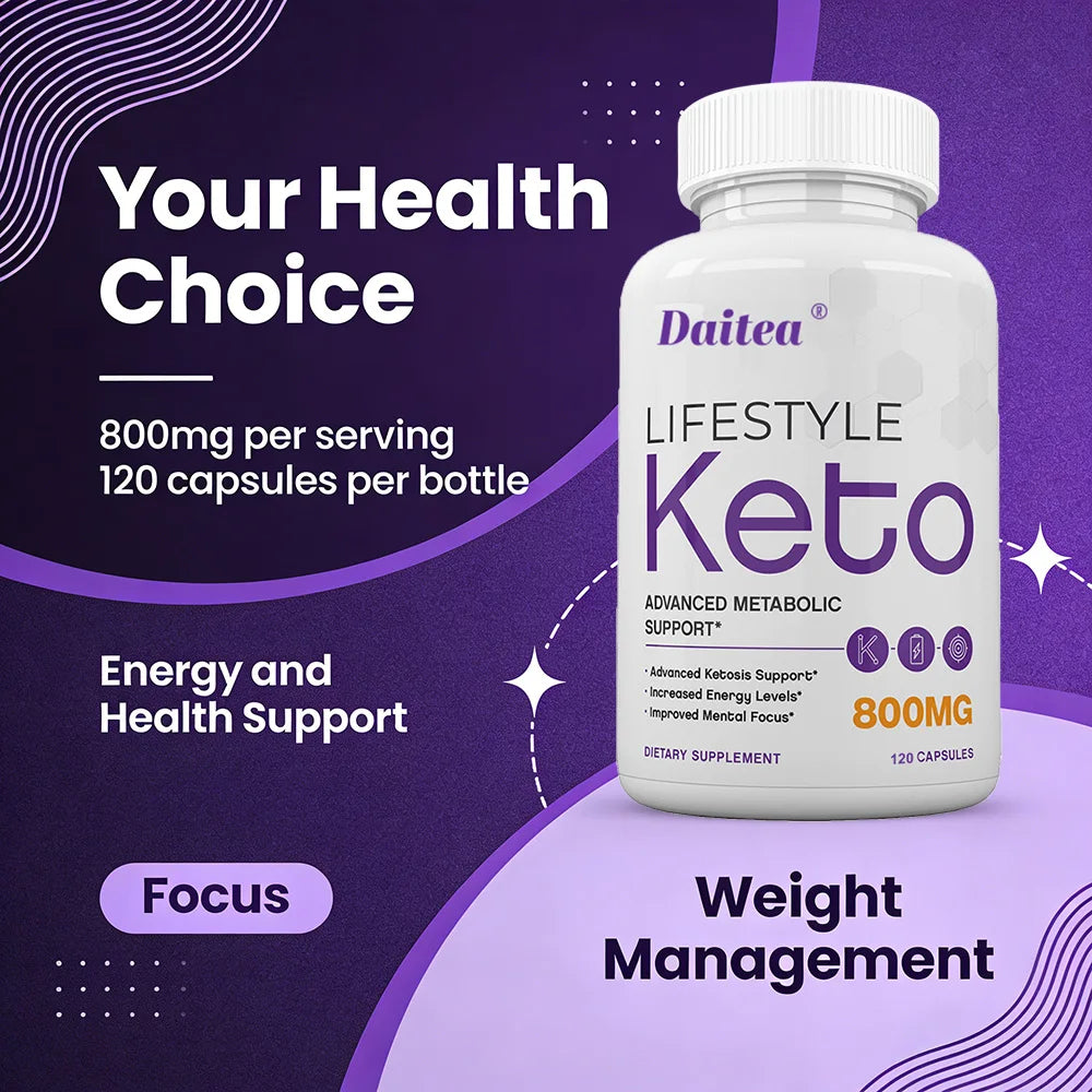 Keto BHB Capsules, Thermogenic Fat Burner, Weight Management, Appetite Suppressant, Metabolism & Energy Boost for Men & Women