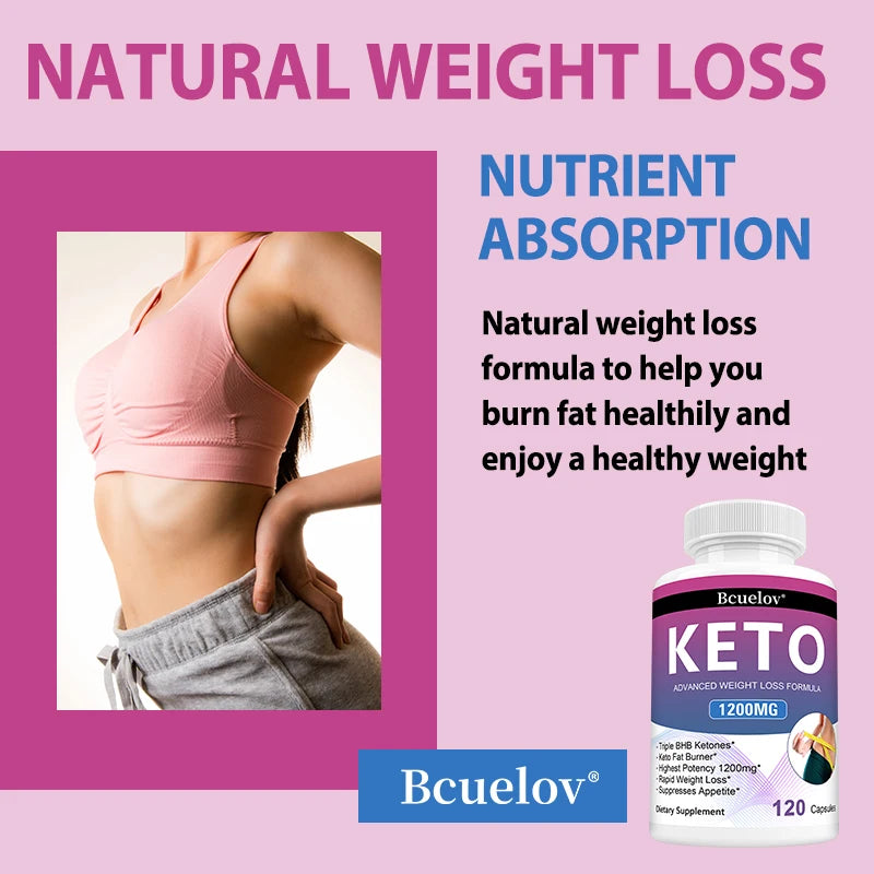 Advanced Keto Capsules, Weight Management, Metabolism Boost, Appetite Control, Energy Support, Digestive Health Supplement