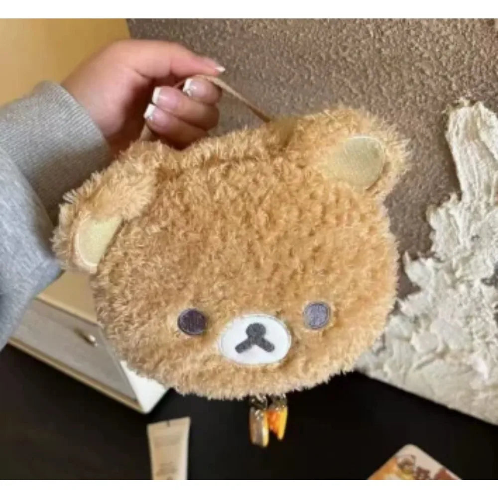 Plushes Makeup Case Anime Relaxed Bear Cosmetic Bag Women Jewelry Storage Pouch Girl Organizer Handbags Gift Hot Sales