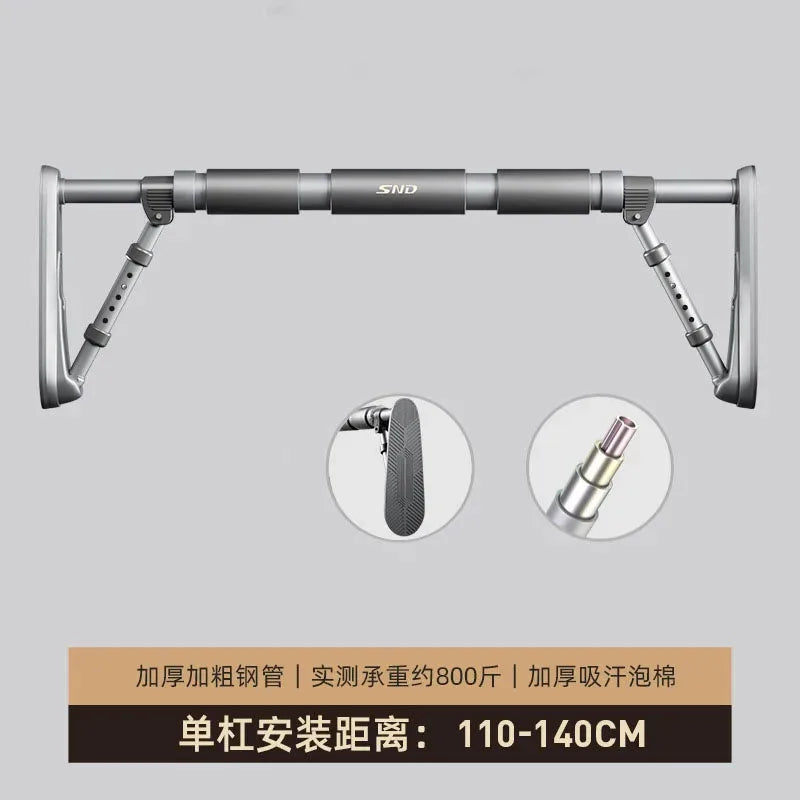 Multipurpose Free punching Door Horizontal Bar No-drill Fitness Pull-up Bar